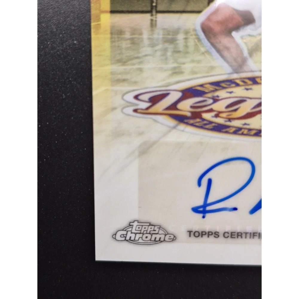 2025 Topps McDonald's All American Rip Hamilton #LA-RH Legends Auto Gold /50 SP
